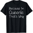 thumbnail image 1 of QUEENIE Funny Personalized Birthday Women Name Gift Idea Funny Creative Graphic T-Shirt, 1 of 3