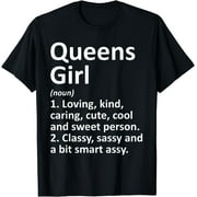 QUEENS GIRL NY NEW YORK Funny City Home Roots Gift T-Shirt
