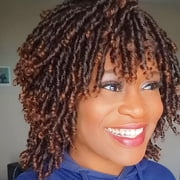 QUEENTAS Dreadlock Wig for Women Braiding Hair Synthetic Short Braids Wigs Faux Locs Twist Wigs Curly Crochet Hair Wigs