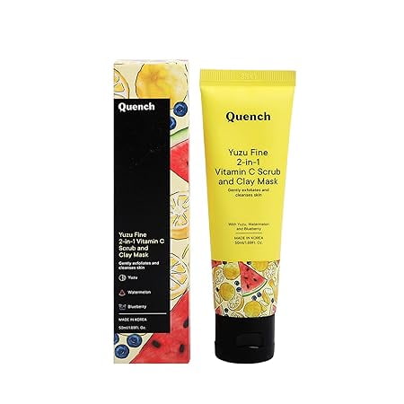 QUENCH BOTANICS Quench Vitamin C 2-in-1 Scrub and Clay Mask 50 ML