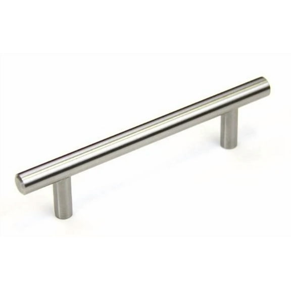 QUEST- 10" Cabinet Drawer Door Bar Steel Handle Bar Pull Knob Hardware Brushed Nickel