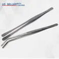 thumbnail image 1 of QUEST -2Pc Kitchen Tweezer 12? Angled & Round Set Long Food Tongs Chef Diy German Grade, 1 of 4
