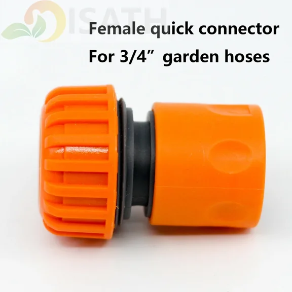 QUEST- 3/4" Garden Hose Damage Repair Fittings Quick Connect Adapter