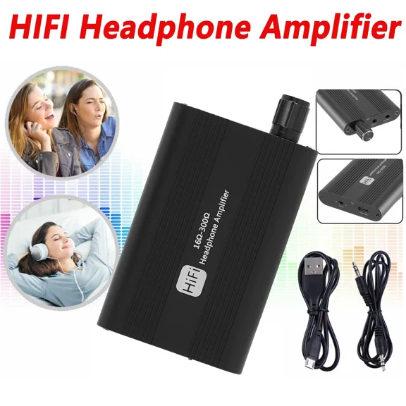 QUEST- 3.5Mm Audio Input Output Hifi Headphone Amplifier Portable Earphone Amp Usb Cabl