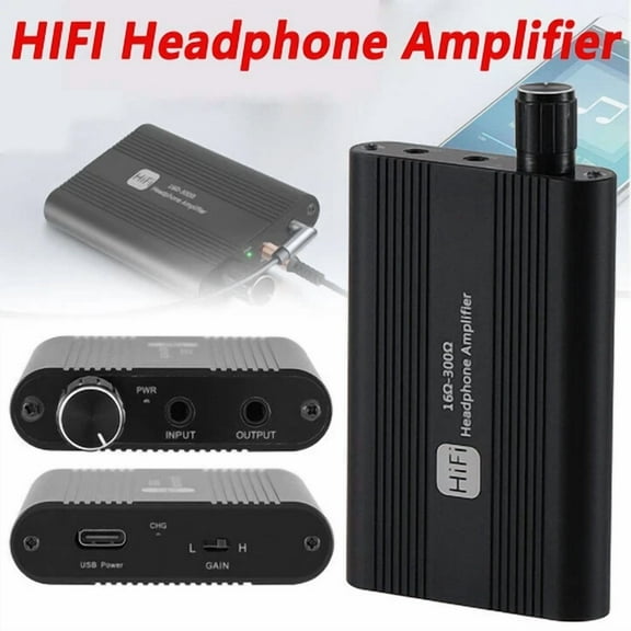 QUEST- 3.5Mm Audio Input Output Hifi Headphone Amplifier Portable Earphone Usb Cable