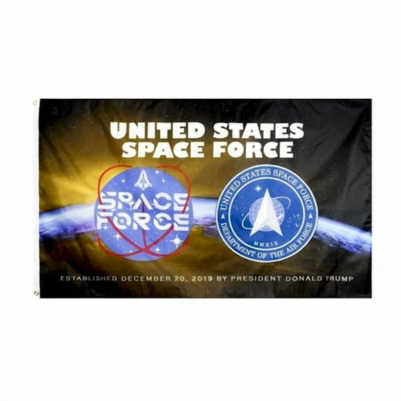 QUEST- 3X5Ft Flag United States Department Of Space Force Banner Military Us Celestial