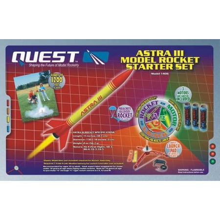 QUEST Astra Iii Rocket Starter Set With 3 B4-4 Rocket Engines