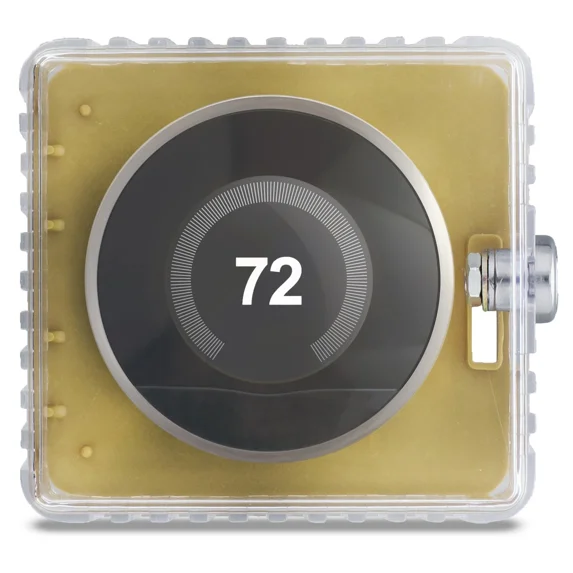 QUEST -Bisupply Ac Thermostat Cover With Lock Xs 1Pk - Wall Ac Panel Lock Box With Key
