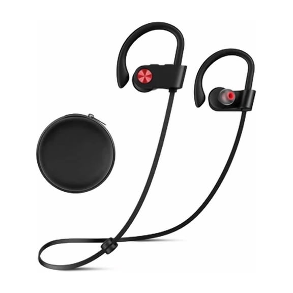 QUEST -Bluetooth Headphones, Bluetooth 5.3 Ipx7 Waterproof Wireless Sports - Redblack