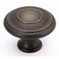 thumbnail image 1 of QUEST- Brainerd 1-3/8" Jackson Cabinet Knob Bronze W/Gold Highlights Liberty 142970, 1 of 5