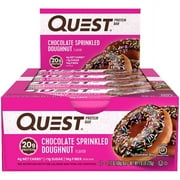 QUEST CHOCOLATE SPRINKLED DOUGHNUT 12PK