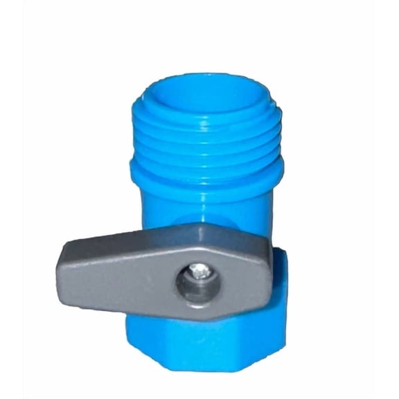 QUEST- Garden Hose Shut Off Valve Water Pipe Faucet Connector Plastic