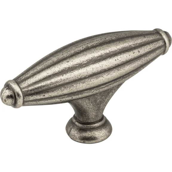 QUEST- Glenmore 2-15/16" Length Bar Knob, Distressed Pewter
