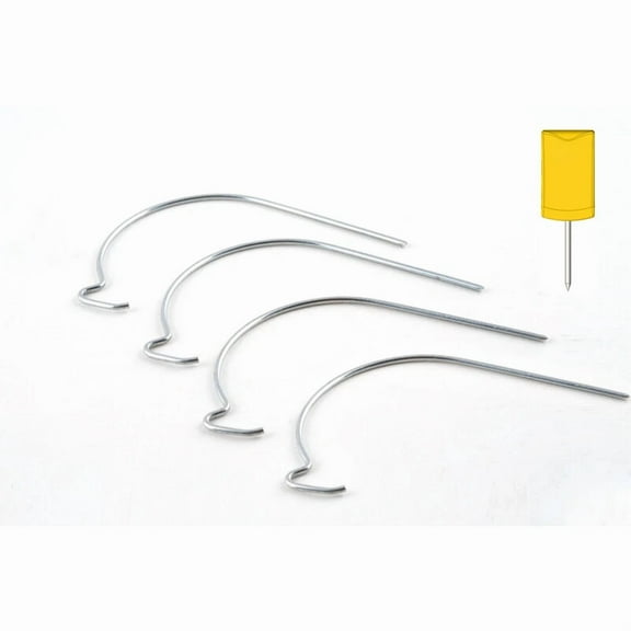 QUEST- Hangman Jh4-Ts Silver Stainless Steel 3-1/4 L In. J-Hook Hangers 30 Lbs.