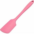 thumbnail image 1 of QUEST- Large Pink 11" Silicone Cooking Baking Spatula Cream Spreader Scraper Heat Resis, 1 of 3