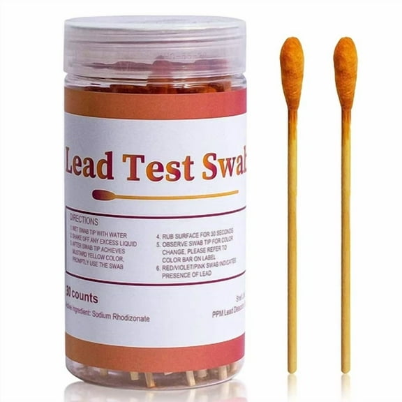 QUEST -Lead Test Kit - 60Pcs Lead Test Swabs, Instant Lead Test, 30 Second Quick Result