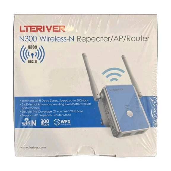 QUEST -Lte River N300 Wireless Router Extender Repeater