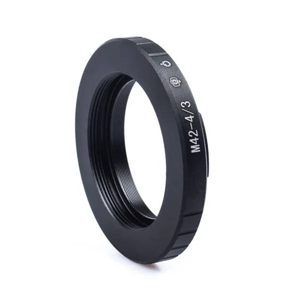 QUEST- Metal Camera Lens Ring For M42 Screw Mount Lens To For Olympus 4/3 Mount Camera