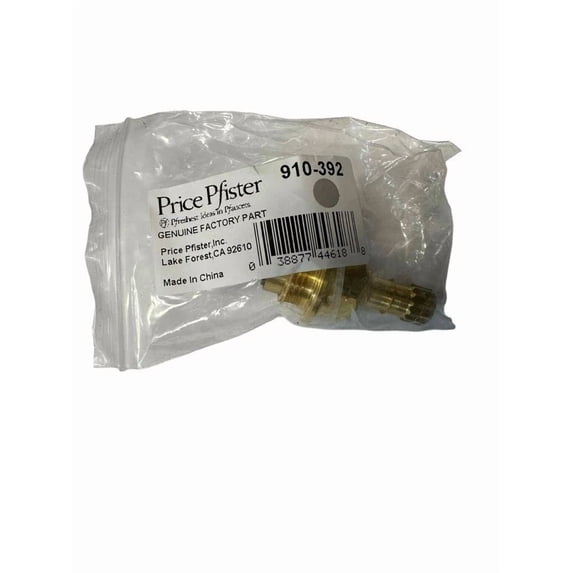 QUEST- New Price Pfister Genuine 910-392 Hot Cold Stem For Lavatory & Kitchen Faucets