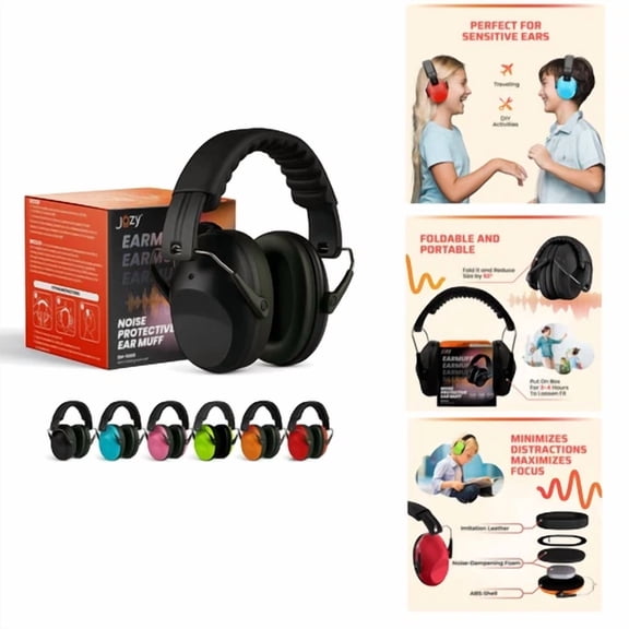 QUEST- Noise Canceling Headphones For Kids, Snr 26Db Ear Protection Sound Proof Sensory