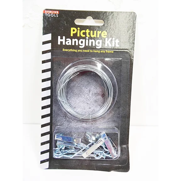 QUEST- Picture Frame Hanging Kit Wall Hangings Kits Pictures Art Frames Diplomas 38 Pcs