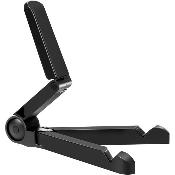 QUEST- Portable Monitor Stand & Tablet - Adjustable, Foldable, Black