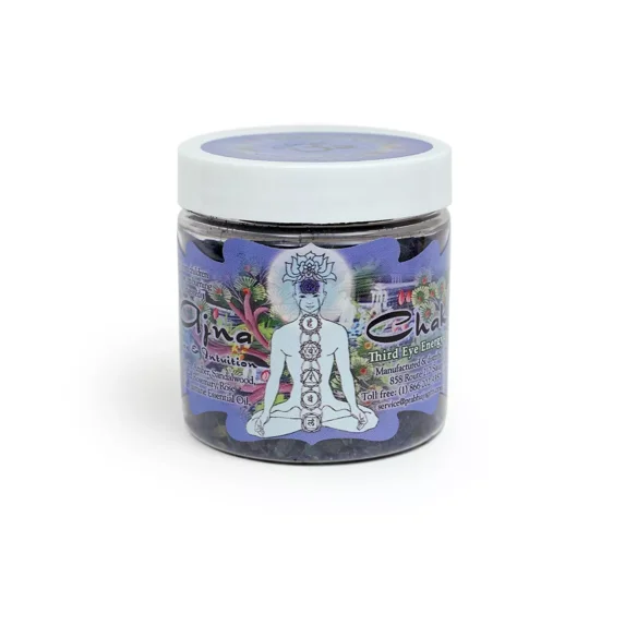 QUEST -Resin Incense Third Eye Chakra Ajna - Concentration And Intuition - 2.4Oz Jar