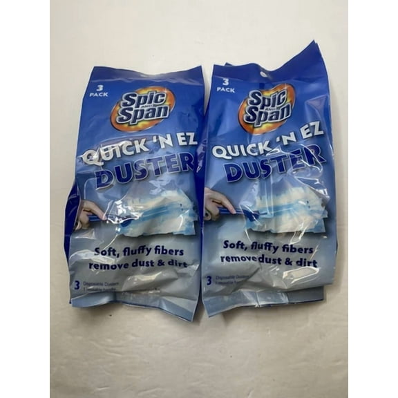 QUEST- Spic And Span Quick N Ez Duster 3 Disposable Dusters Set Of 2