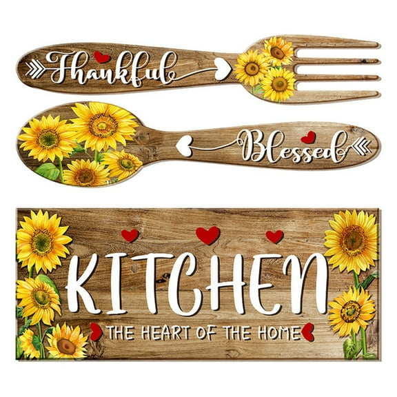 QUEST- Sunflower Theme Kitchen Wallpaper Self-Adhesive Wall Stickers For Kitchen Wall