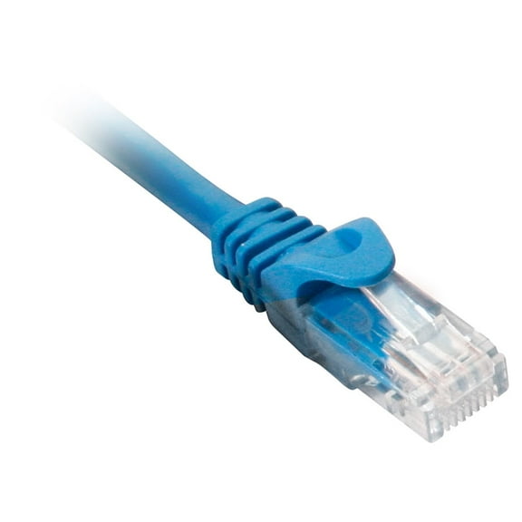 QUEST TECHNOLOGY CAT5E UTP 350MHZ SNAGLESS MOLDED PATCH CORD - 25 FT, BLUE