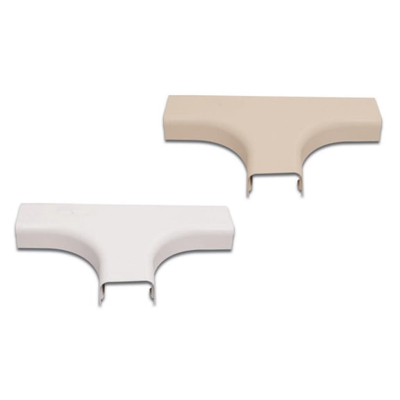 QUEST TECHNOLOGY TEE RACEWAY ACCESSORY - 1-1/2'', WHITE, 12 PK