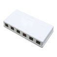 thumbnail image 1 of QUEST TECHNOLOGY UNLOADED KEYSTONE SURFACE MOUNT BOX - 6-PORT, WHITE, 1 of 1