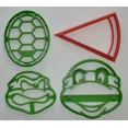 thumbnail image 1 of QUEST -Teenage Mutant Ninja Turtles Tmnt Kids Cartoon Shell Pizza Cookie Cutter Pr1072, 1 of 6