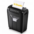 thumbnail image 1 of QUESTLEMON 8-Sheet Cross Cut Paper Shredder and Credit Card Shredder with 4Gal Bin for Home Use, 1 of 9