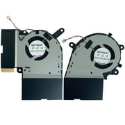 QUETTERLEE Replacement New Laptop CPU+GPU Cooling Fan for ASUS ROG Strix G17 G712 G712LU G712LV G712LW G712LWS Series DFSCK22105182L FLKN DFSCK22115181L FLKP DC12V 1A Fan