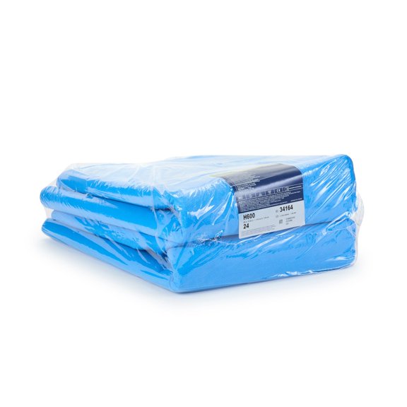 QUICK CHECK* H600 Sterilization Wrap Dual Layer White Blue 45 X 45 Inch 48 Ct