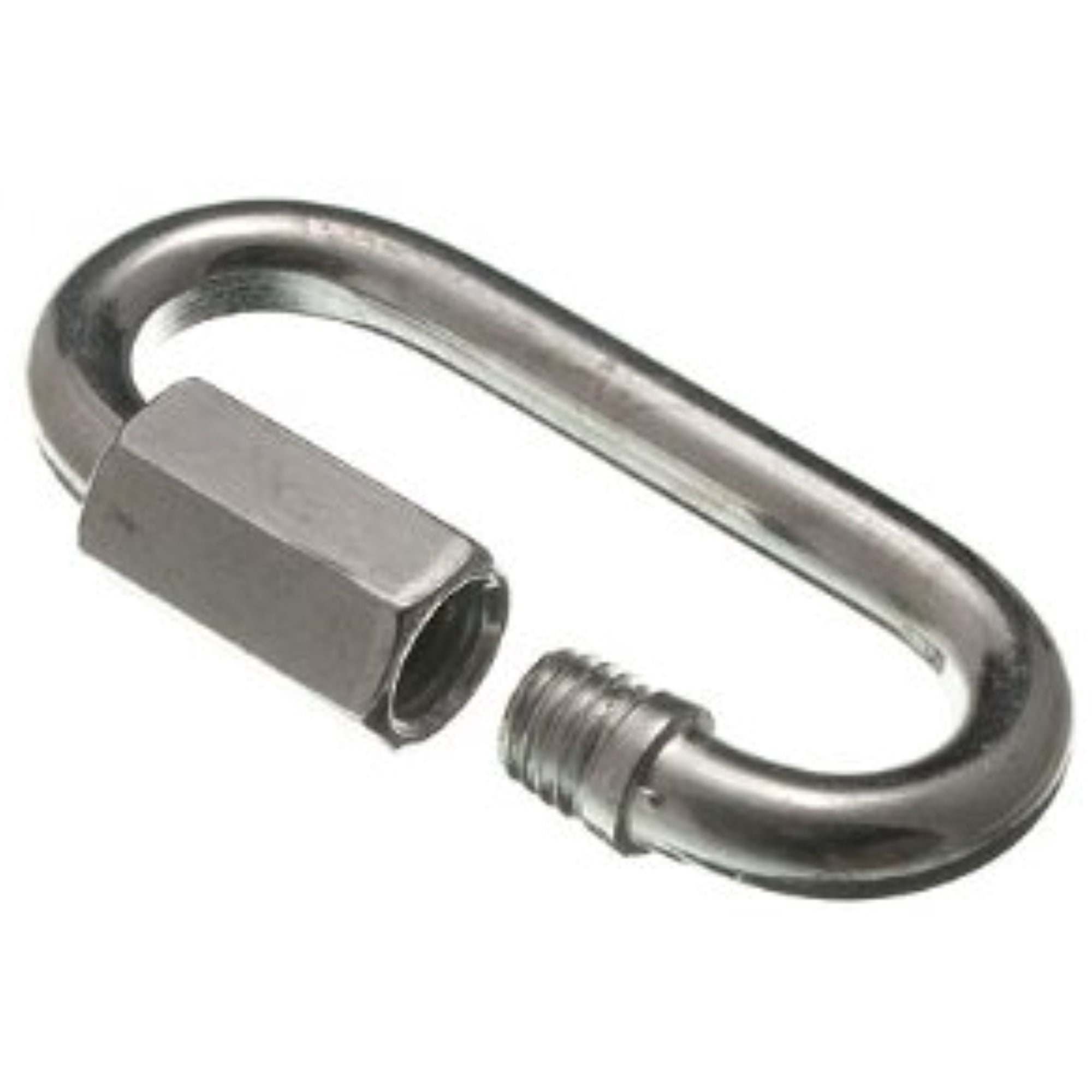 QUICK LINK CHAIN REPAIR SHACKLE 6MM 1/4 BZP ZINC PLATED STEEL ( pack of 100 )
