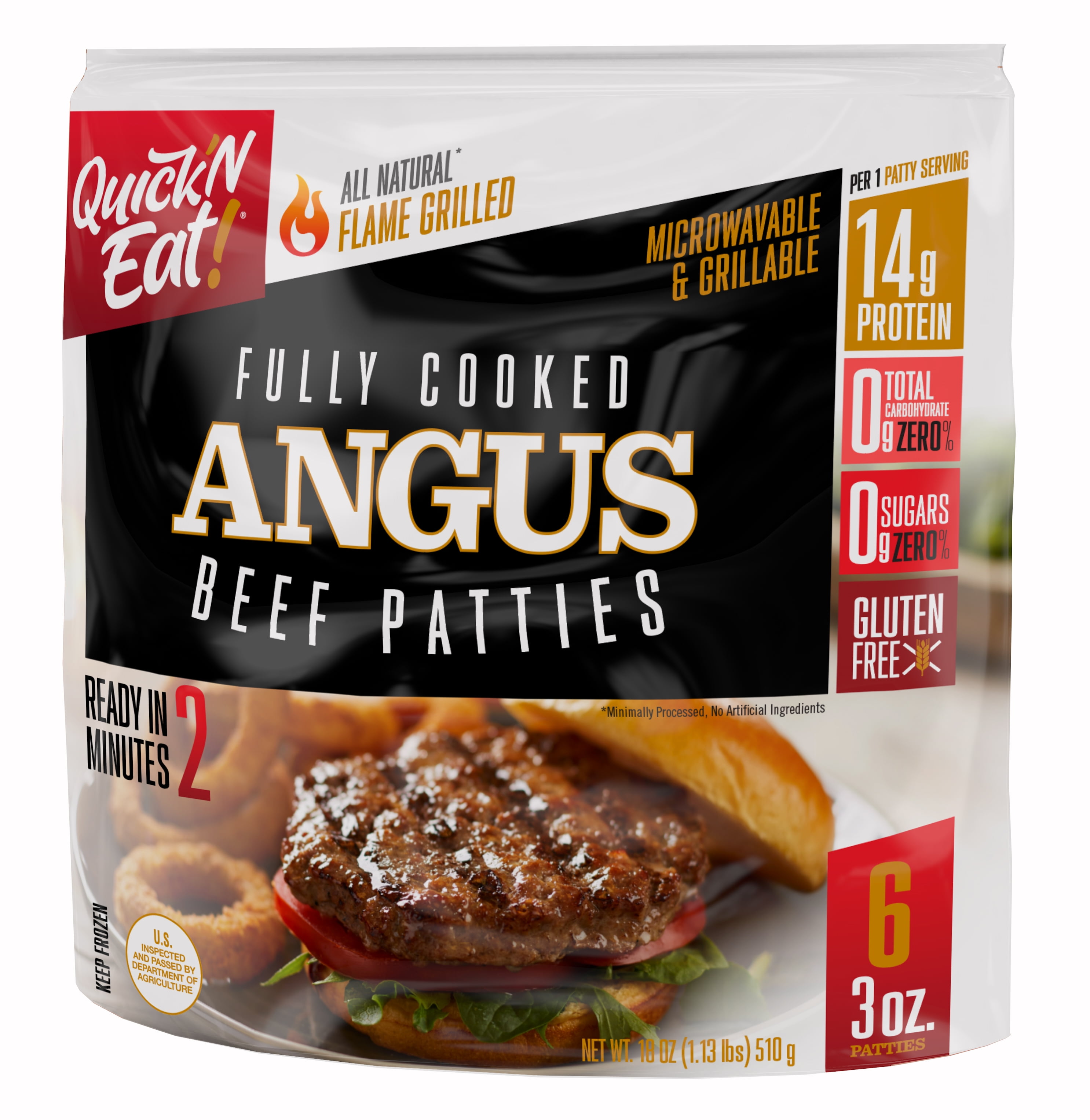 Fully Cooked Angus Beef Burgers 4.7 oz - Maple Leaf Healthcare & Hospitality