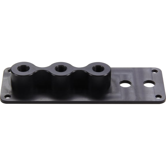 QUICKCAR RACING PRODUCTS Firewall Junction 3 Big 2 Small Hole partNumber: 63-132