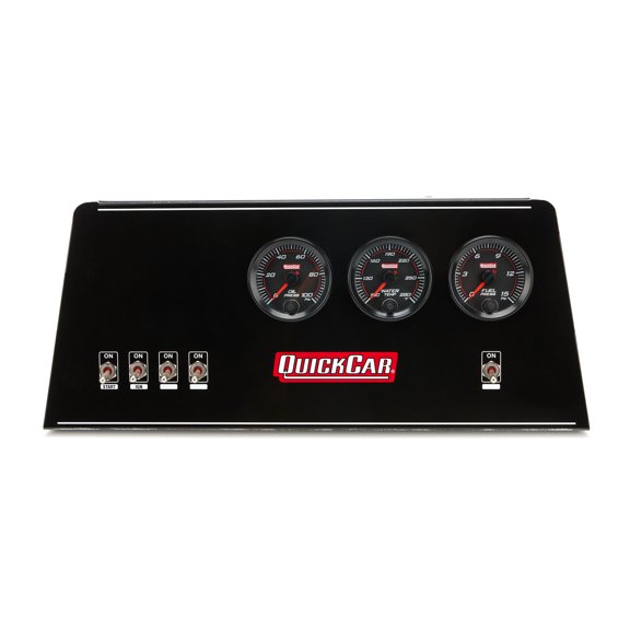 QUICKCAR RACING PRODUCTS NE Mod Dash Panel Rdline OP/WT/FP Sng Ignition partNumber: 69-812-038