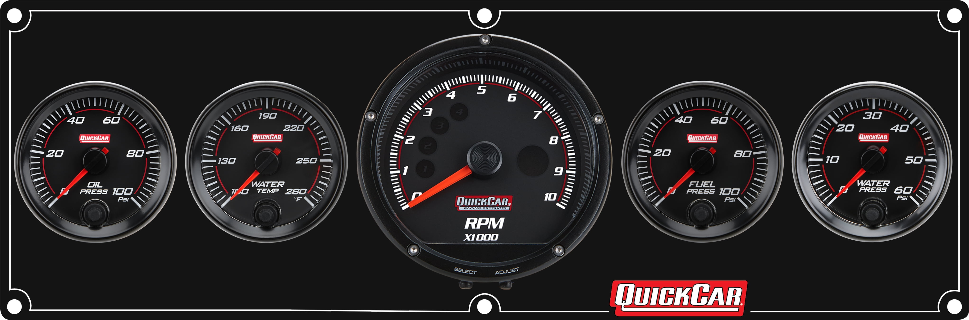 QUICKCAR RACING PRODUCTS RedLine Panel 2-5/8in 4-1 OP/WT/FP100/WP partNumber: 69-4058