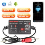 QUICKLYNKS BM2 Bluetooth 12V Battery Monitor Car Battery Analyzer Test Battery Diagnostic Tool for Android iOS Phone