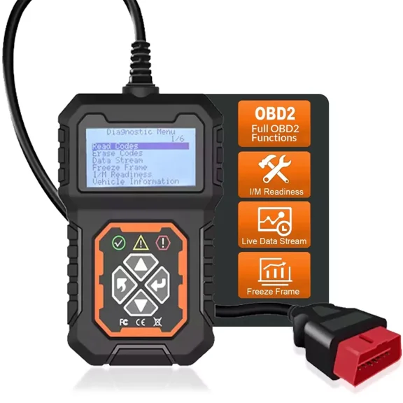 QUICKLYNKS T31 OBD2 Scanner, Car Full OBD2/EOBD Scan Tool, Check Auto Engine System Diagnostic Tools Automotive Professional Code Reader Scanner