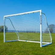 QUICKPLAY Q-Fold Match Folding Soccer Goals | Match Standard PVC Soccer Goal All Weather [Single Goal]
