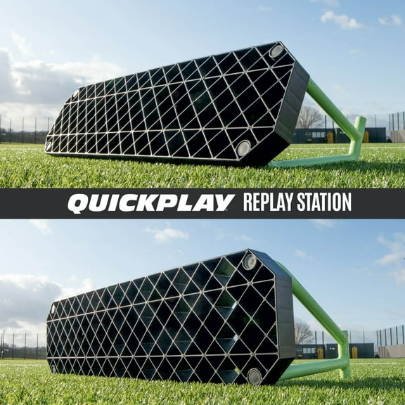 QUICKPLAY Replay Station - Professional Soccer Rebound Board with Adjustable Angle - 37.5 x 9.5"