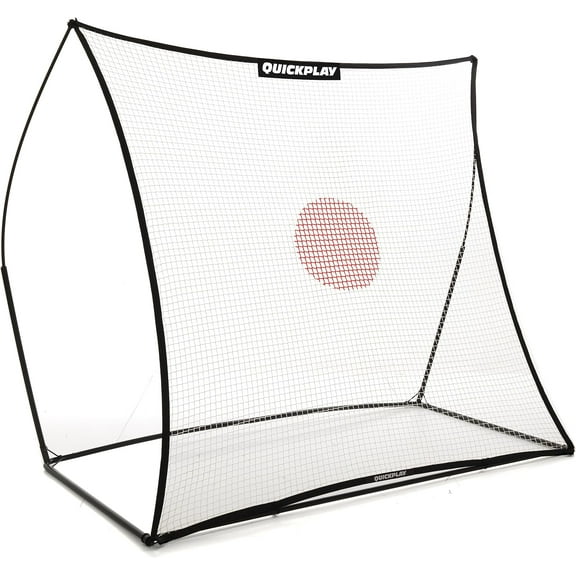 QUICKPLAY Spot Target Soccer Rebounder | Weather-Resistant Rebound Net with Carry Bag | Great for Passing, Receiving, and Trapping Practice | Ideal for Team or Training
