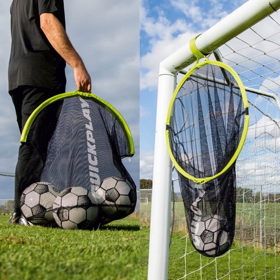 QUICKPLAY Target Sax 2in1 Soccer Target Net and Soccer Ball Bag | Multi-Sport Target Net and Equipment Bag