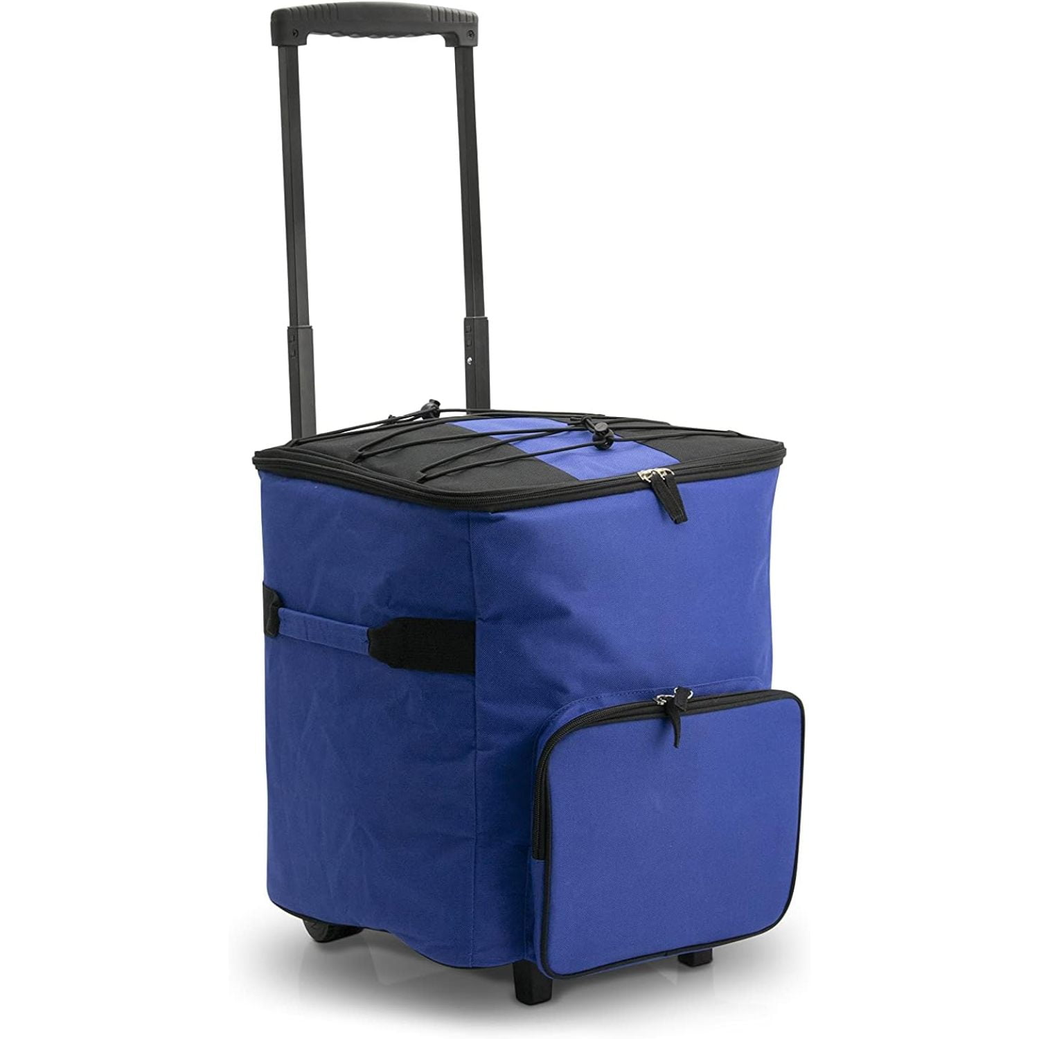 QUIETTCEX Collapsible Rolling Cooler with Wheels for Sand and Handle 50