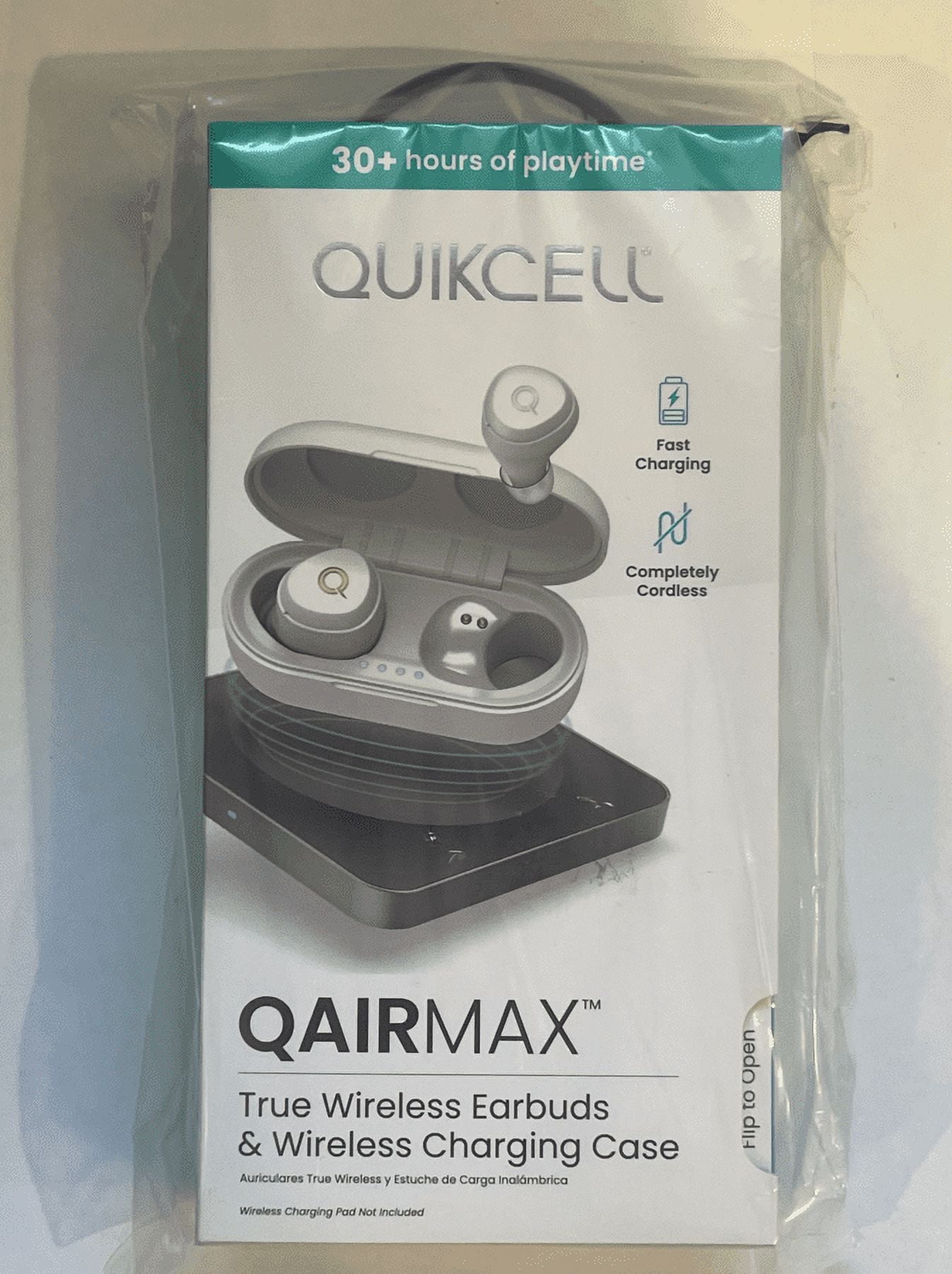 QUIKCELL QAIRMAX WIRELESS EARBUDS WIRELESS CHARGING CASE