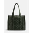 thumbnail image 1 of No Boundaries Quilted Tote Bag, Women's, Olive Bandana, 1 of 3